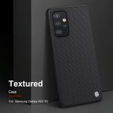 Voor Samsung Galaxy A52 5G NILLKIN 3D Textured Nylon Fiber TPU Case (Zwart)