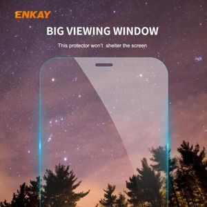 Voor iPhone 12 Pro Max 6 7 inch 2 PCS ENKAY Hat-Prince 0 26mm 9H 2.5D Curved Edge Explosion-proof Tempered Glass Film