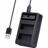 Voor Nikon EN-EL14/EN-EL14a Smart LCD Display USB Dual Channel Charger