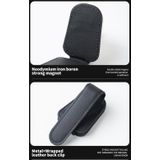 Auto Zonneklep Bril Clip Multifunctionele Kaart Opslag Beugel (Zwart Rood)