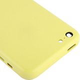 Full housing Chassis / backcover met montage plaat & Mute-toets + Power knop + volumeknop + Nano SIM-kaarthouder voor iPhone 5C(Yellow)