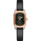 Sanda 1104 Mini Dial Waterdichte Lady Quartz Watch  Style: Leather Band (Green)