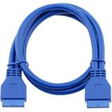 5GBPS USB 3.0 20 PIN-vrouw tot vrouwelijke verlengkabel Mainboard Extender  kabellengte: 50cm