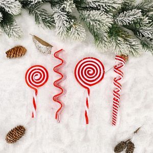 10 PCS kerstversiering Simulatie Candy Kerstboom Ornamenten  Specificatie: Wave Sugar