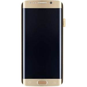 Originele LCD Display + Touch Panel met Frame voor Galaxy S6 Edge + / G928F(Gold)