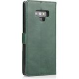 For Samsung Galaxy Note9 Calf Texture 2 in 1 Detachable Magnetic Back Cover Horizontal Flip Leather Case with Holder & Card Slots & Wallet & Photo Frame(Green)