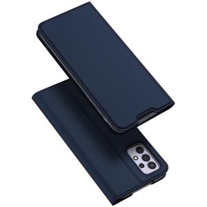 Voor Samsung Galaxy A33 5G DUX DUCIS SKIN PRO Serie Schokbestendige Horizontale Flip Leren Telefoonhoes