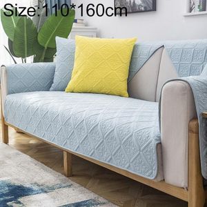 Vier seizoenen universele eenvoudige moderne antislip volledige dekking sofa cover  maat: 110x160cm (versailles blauw)