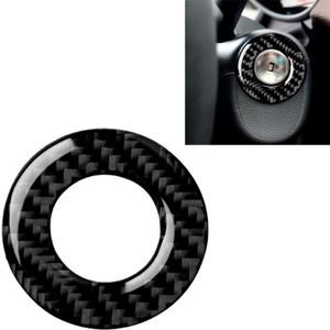Auto Carbon Fiber Aansteker Sleutelhanger Decoratieve Sticker voor Chevrolet Cruze 2009-2015  Links en Rechts Drive Universal