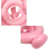 Opblaasbare Flamingo gevormde Baby zwemmen Ring  opgeblazen grootte: 83 x 83 x 48 cm