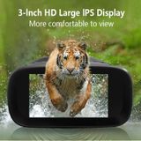 DT39 3 inch IPS Scherm Verrekijker Digitale Verrekijker Nachtzicht (Zwart)