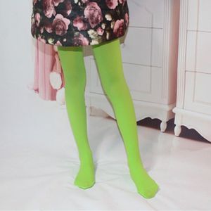 Lente zomer herfst effen kleur panty Ballet dans panty voor kinderen  grootte: M(Grass Green)
