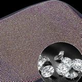 Auto Diamond Armleuning Box Kussen Gepersonaliseerde Auto Decoraties Vuil En Anti-Slip (Zwarte Kleurrijke Diamant)