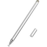 JD02 Universele Magnetische Pen Cap Pan Hoofd + Fiber Doek 2 in 1 Stylus pen voor slimme tabletten en mobiele telefoons