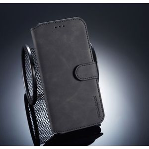 DG. MING Retro olie kant horizontale Flip Case voor Huawei P20 Lite / Nova 3e  met houder & kaartsleuven & portemonnee (zwart)