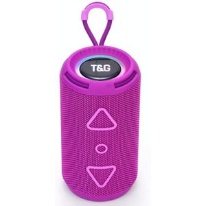 T&G TG-656 draagbare draadloze 3D stereo subwoofer Bluetooth-luidspreker ondersteuning FM / LED sfeerlicht