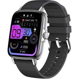 KT58 IP67 1.69 inch Color Screen Smart Watch(Silver)