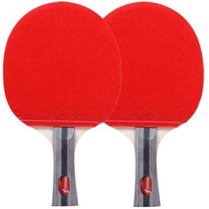 REGAIL 8020 2 in 1 lang handvat Shakehand ping pong racket + Ping Pong Ball set voor training