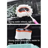 Extended Telescopic Soft Wool Car Washing Mop  Size: 125cm