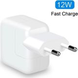 12W USB Port Travel Charger voor iPad-serie / iPod-serie / iPhone-serie  EU-stekker