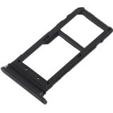 SIM-kaarthouder + SIM-kaarthouder / Micro SD-kaart lade voor HTC U11 + (zwart)