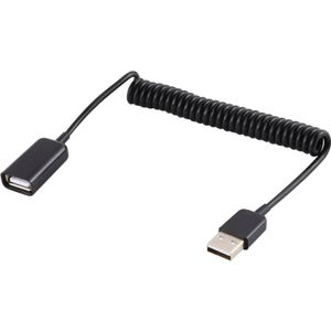 USB-man naar USB-laptop spring oplaadkabel