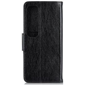 Voor Xiaomi Mi 10 Ultra Nappa Texture Horizontale Flip Lederen Case met Holder & Card Slots & Wallet(Zwart)