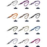 10 mm dik touw mobiele telefoon anti-verloren verstelbare lanyard spacer (roze paars)