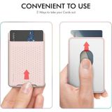Voor iPhone 12 / 13 / 14-serie AhaStyle PT133 mobiele telefoon magnetische siliconen kaarthoes (roze mat)