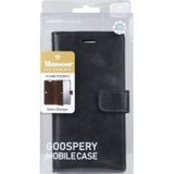 Voor iPhone 14 Pro MERCURY GOOSPERY MANSOOR 9 Kaartsleuven Lederen Case (Zwart)