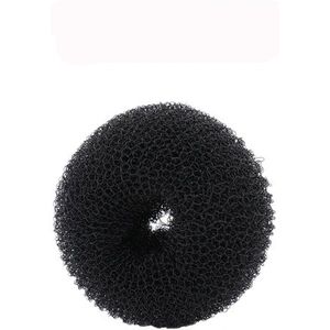 3 STKS elegante vrouwen dames donut haar ring (zwart M)