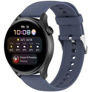 Voor Huawei Watch3 Pro Nieuwe effen kleur zachte siliconen horlogeband