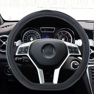 Universele auto PU lederen Steering Wheel cover  diameter: 38cm (blauw)