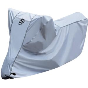 WUPP CS-1410B5 Motorfiets verdikte Oxford Doek All-inclusive Waterdichte Sun-Proof Beschermhoes  Grootte: XXL (Silver)