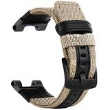 Voor Amazfit T-Rex / T-Rex Pro / Ares lederen nylon horlogeband