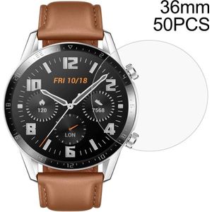 D36mm 50 Stks Ronde HD PET Film Watch Screen Protector