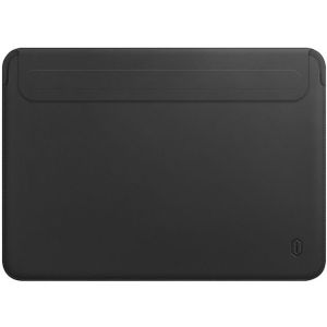 WIWU Skin Pro II 13 inch ultradunne PU lederen beschermhoes voor MacBook Air (zwart)