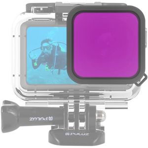 PULUZ Housing Diving Color lens filter voor DJI osmo actie (paars)