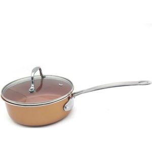 Non-stick koperen keramische coating kookpot  stijl: met deksel