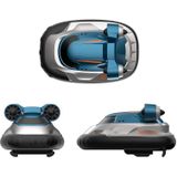 Kinderen 2.4G draadloze mini afstandsbediening boot speelgoed elektrische hovercraft water model (blauw)