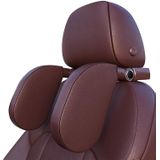 A05 Verstelbare Auto Auto U-vormige Memory Foam Neck Rest Kussen Zitkussen met Haak & Mobiele Telefoonhouder