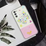 Voor Samsung Galaxy A34 5G Bronzing Butterfly Flower TPU-telefoonhoes (kleurrijke vlinder)