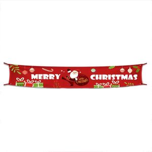 Kerst ornamenten Letters Banner Feestelijke feestscne Rops  maat: 300 x 50 cm