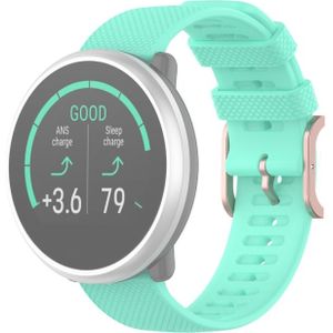 Voor Polar Ignite 20mm Dot Texture polsband (Mint Green)