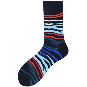 3 paren mannen buis sokken katoen kleur vlag straat trendy sokken  type: 1911-8 (EUR 39-46)