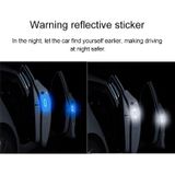 10 stuks OPEN reflecterende tape waarschuwing Mark fiets accessoires auto deur stickers (blauw)