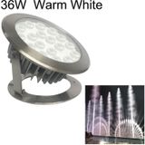 36W Square Park Landscape LED Underwater Light Pool Light (Warm White Light)