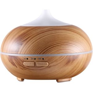 10W 150mL houtnerf aromatherapie Air Purifier luchtbevochtiger met LED-verlichting voor kantoor / Home kamer (bruin)