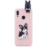 Voor Huawei Honor 10 Lite 3D Cartoon patroon schokbestendige TPU beschermende case (schattige hond)