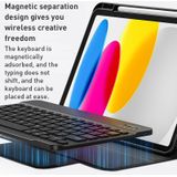 Voor iPad Air 2022 / iPad Pro 11 2021 WiWU Skin Feel Magnetic Afneembaar toetsenbord Tablet Case(Blauw)